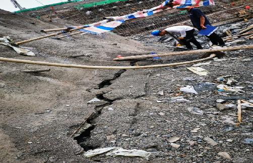 叙永至威信（四川境内）高速公路边坡监测施工现场案例